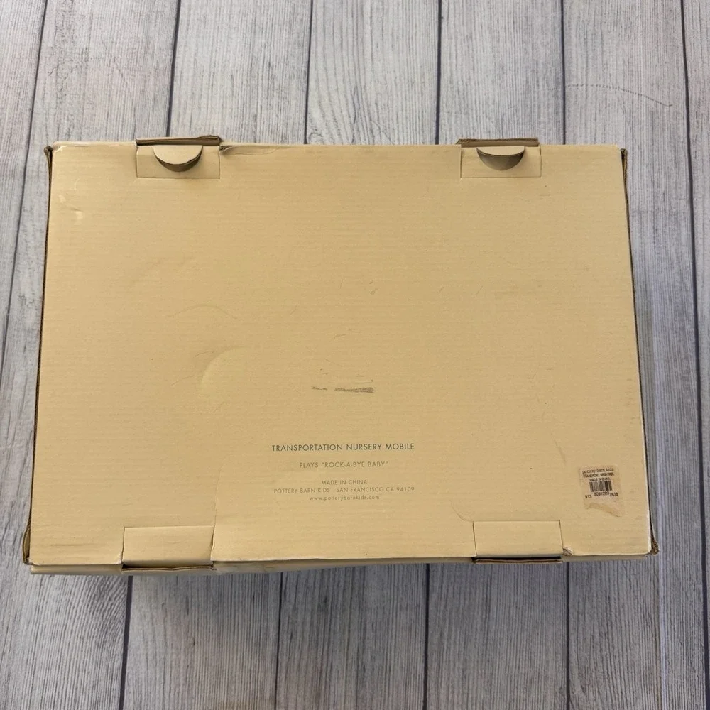 Pottery Barn Kids Transportation Train Crib Nursery Mobile TOY NIB RARE FIND Y2K